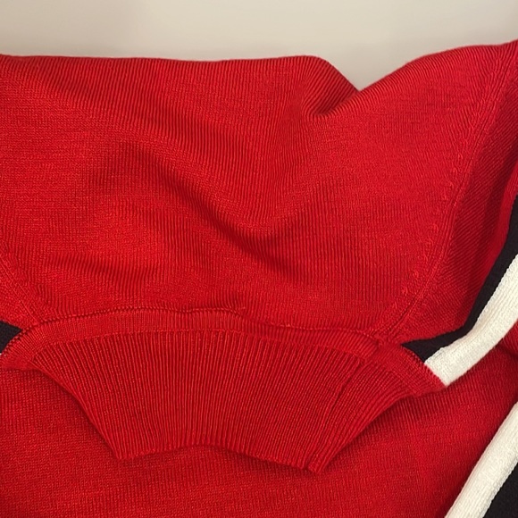 turtle neck red with stripes - Picture 4 of 6
